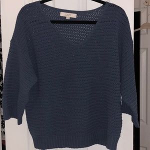 Cableknit sweater